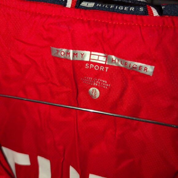 Tommy Hilfiger Sport - Women's Red Hooded Vest - Sz XL - Picture 3 of 3